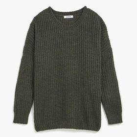Ribbed Knit Oversized Sweater