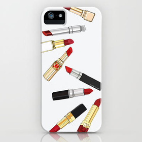 Your favorite Red Lipsticks iPhone & iPod Case by 23madisonstudio