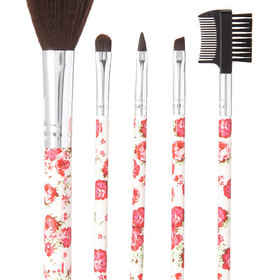 Romantic Rose Cosmetic Brush Set