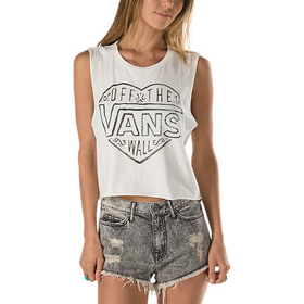 Heart Work Cropped Muscle Tee | Shop at Vans