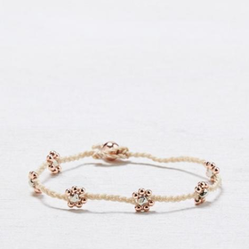 AEO ROSE GOLD BEAD ANKLET