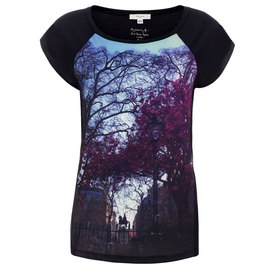 Paul Smith T-Shirts - 'St. James's Square' Print Navy Jersey T-Shirt
