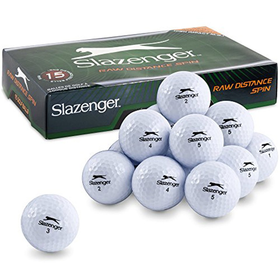 Slazenger Raw Distance Spin Golf Balls - 15 Pack