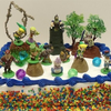 Legend of Zelda Birthday Cake Topper Set Featuring Link, Zelda, Phantom, Bryne, Anjean, Chancellor C
