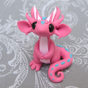 Pink and Blue Scrap Dragon