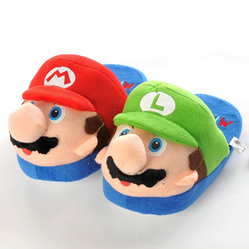 Super Mario Slippers Luigi and Mario