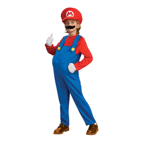 Super Mario Deluxe Children's Fancy Dress Costume - Mario