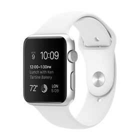 Apple Watch Sport MJ3N2 42mm Silver with White Sport with 12 month Apple warranty