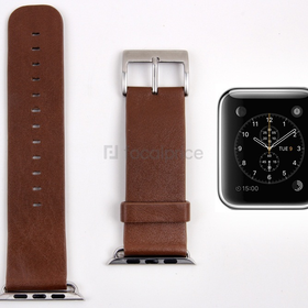 Genuine Leather Band with Connection Adapter for Apple Watch 42mm