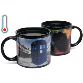 Heat Changing TARDIS Mug