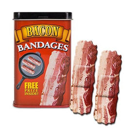 Bacon Strips Adhesive Bandages Box Of 15