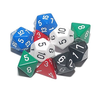 Dice, pack of 10 polyhedron - 00536