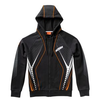 MX HERO HOODED SWEATJACKET BLACK