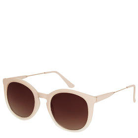 Matte Faded Metal Sunglasses - Plum