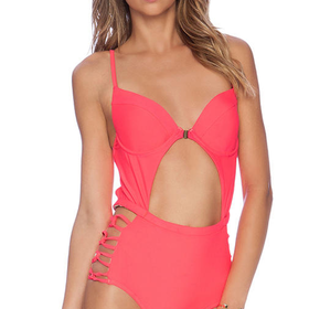 6 SHORE ROAD Maitai One Piece in Coral