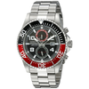 Invicta Pro Diver Men's Quartz Watch with Black Dial Chronograph display on Silver Stainless St