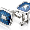 Miore CM015 Stainless Steel Re ctangular Cufflinks