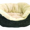 Rosewood Jumbo Cord/ Plush Dog Bed