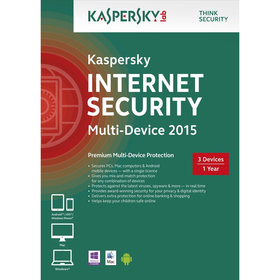 Kaspersky Internet Security 2015 Multi Device: 3 Device, 1 Year [Frustration-Free Packaging]