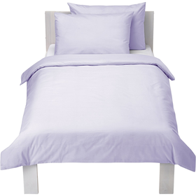 Pinzon Everyday Cotton Single, Lilac Duvet Set with 2 pillowcases