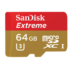 SanDisk SDSDQXN-064G-FFPA Extreme microSDXC UHS-I Class 10 U3 Memory Card up to 60 MB/s read FFP - 6