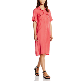 Neon Rose Women's Utility Short Sleeve Dress