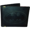Batman Black Real Leather Wallet With Stitching Detail