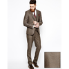 ASOS Slim Fit Brown Suit in Herringbone at asos.com