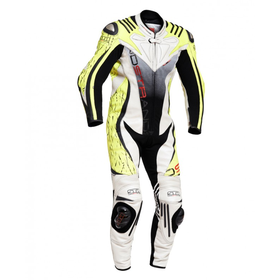 Lindstrands Zolder 1pc Leather Race Suit Mens Yellow