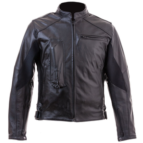 Helite Leather Racing Inflatable Jacket - Black