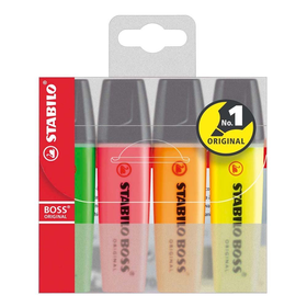 STABILO Boss Original Highlighter Pens - Assorted Colours