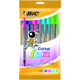 BiC Cristal Fun Ball Pen - Assorted Colours