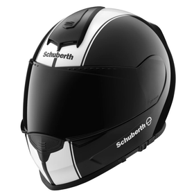 Schuberth S2 Lines Helmet Black White