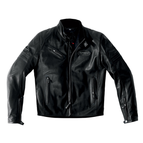 Spidi Ace Leather Jacket - Black