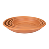 Elho Torino Campana 27cm Round Saucer - Terracotta (for 40cm pot)