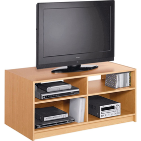 Modular TV Entertainment Unit - Beech Effect - Suitable for TVs up to 37in.