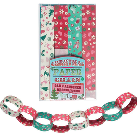 Make Your Own Paper Chain Kit 50's Christmas
