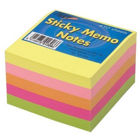 Tiger sticky memo notes 3x3" 450 sheets