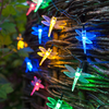 30 Multi Coloured LED Solar Dragonfly Lights
