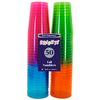 Neon Plastic Half Pint Tumblers - 296ml - Pack of 50