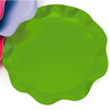 Green Fluted Style Plate - 10.5" - Pack of 10