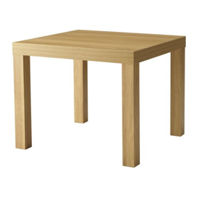 LACK Side table, oak effect £8