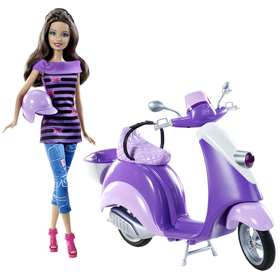Barbie Teresa Doll and Scooter