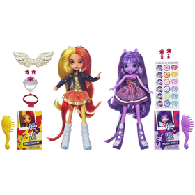 My Little Pony - Equestria Girls Sunset Shimmer and Twilight Sparkle Dolls