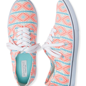 Neon Southwestern Low-Top Sneaker