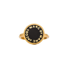 Marc by Marc Jacobs New Classic Marc Starry Double Ring in Black