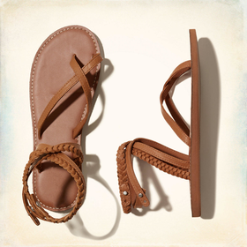 Braided Leather Sandals