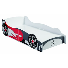 Kidsaw Speed Racer Junior Bed for 18 Months (White)