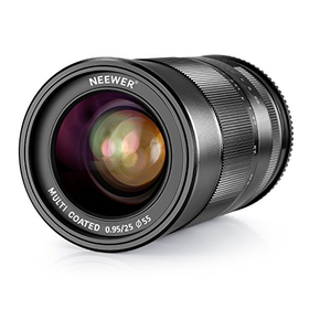 Neewer® 25mm f/0.95 Manual Focus Prime Fixed Lens for SON...