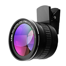 Vtin Clip-on Fisheye Lens + Marco Lens 2 in 1 Lens Kit